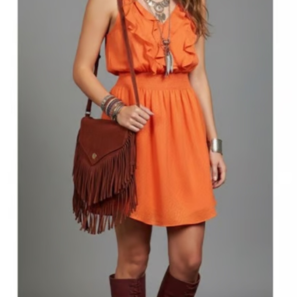 Rebecca Taylor Vibrant Salmon Coral Dress